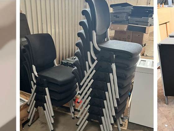SINTEF gir brukte møbler videre