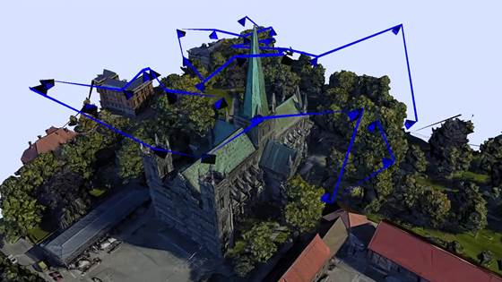 Airspector: Baneplanlegging for 3D inspeksjon med drone