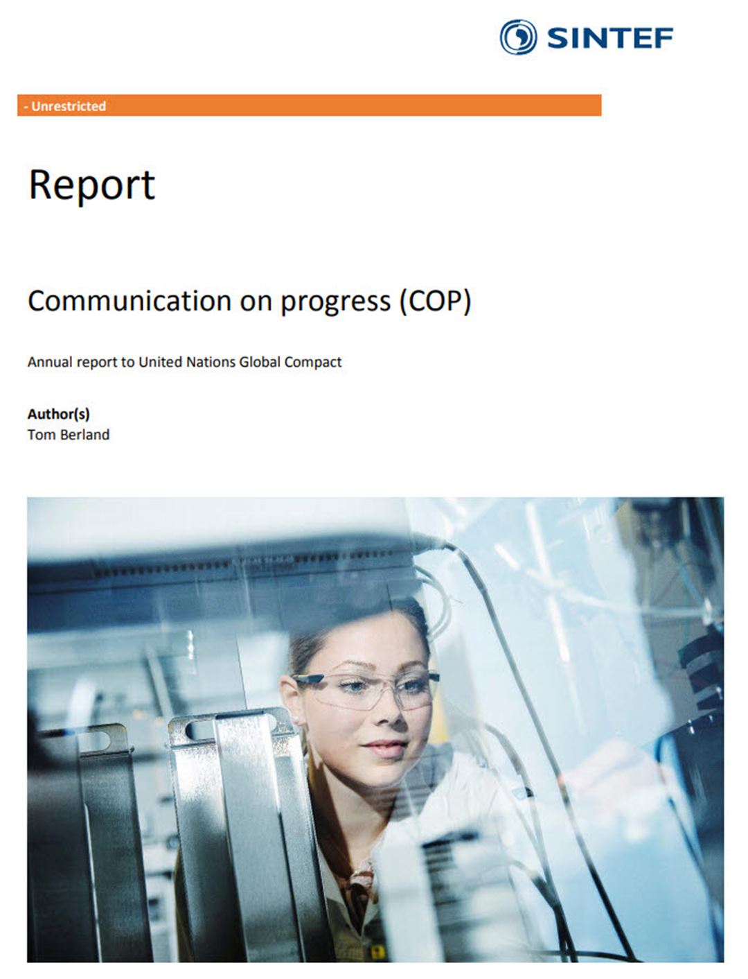 进度报告沟通（COP）
