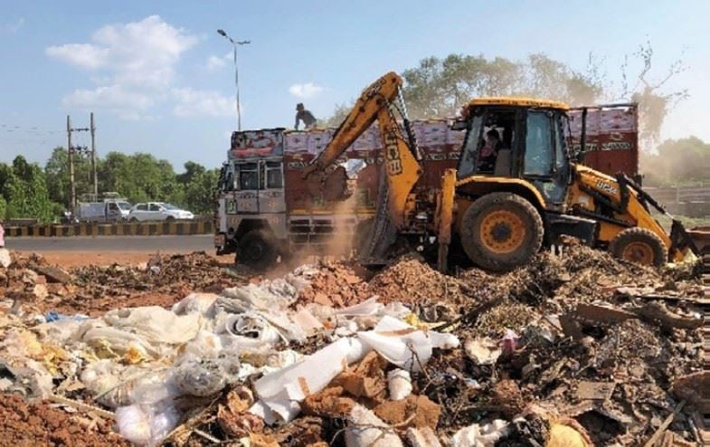 C&D waste collected in Goa